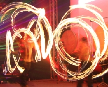 Feuershow Firmenfeier München beste Feuershow München