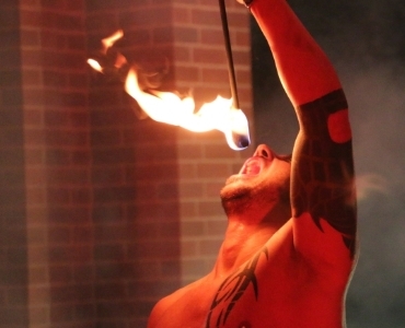 Showprogramm zur Hochzeit Hochzeitsfeuershows München