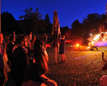 Feuerkünstler zur Hochzeit München Hochzeitsprogramm München